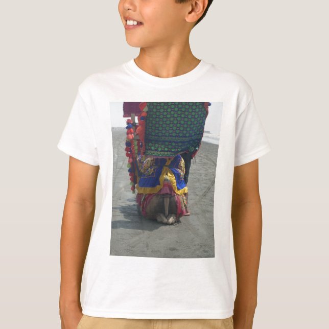 Camiseta Impresión/gráfico de arte capilar caprichoso (Anverso)