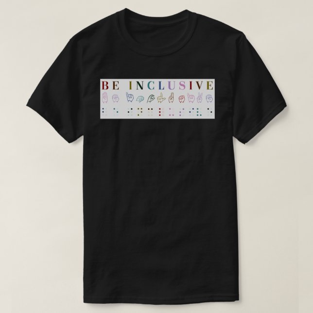 Camiseta Impresión inclusiva (Diseño del anverso)