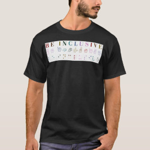 Camiseta Impresión inclusiva