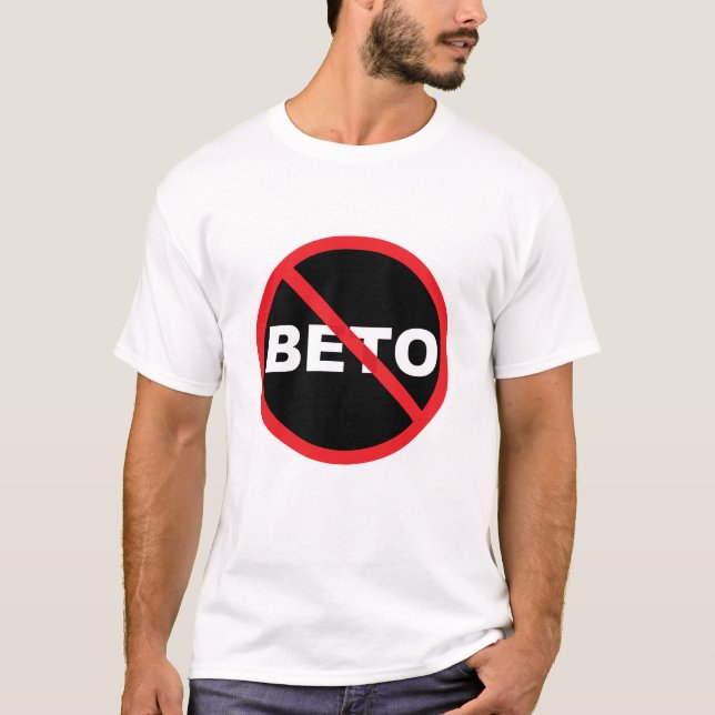 Camiseta Impresión intrépida popular Anti-Beto de (Anverso)