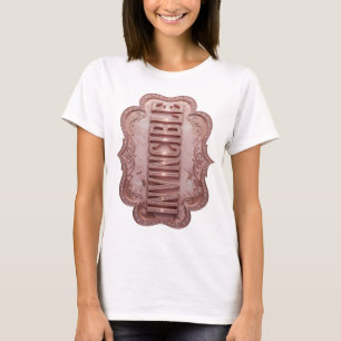 Camiseta Impresión INVISIBLE rosa limpia