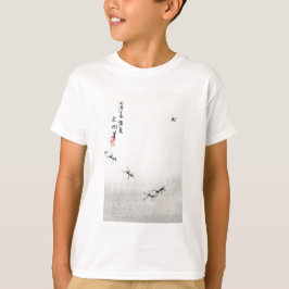CAMISETA IMPRESIÓN JAPONESA DE HORNOS PARA LOS NIÑOS NOMBRE