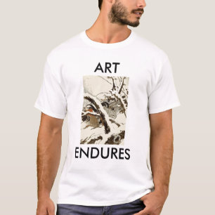 Camiseta Impresión japonesa del pájaro de T-SHIRT< # 3