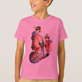 Camiseta Impresión japonesa del woodblock