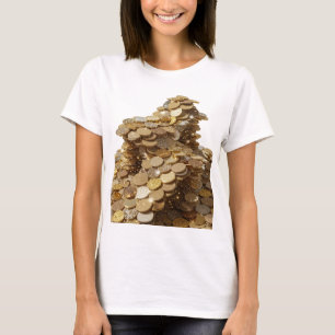 Camiseta Impresión moderna de GEMAS DE ÉXITO en plata