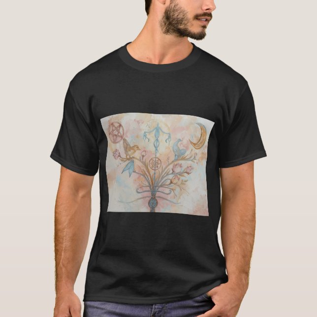Camiseta Impresión pagana pastel (Anverso)