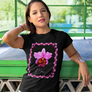 Camiseta Impresión personalizada de Cattleya Orchid