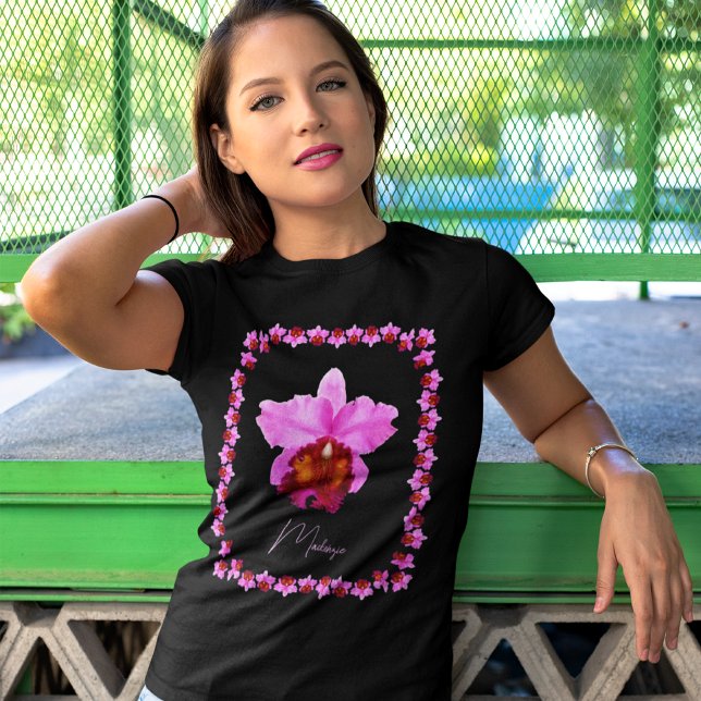 Camiseta Impresión personalizada de Cattleya Orchid (Subido por el creador)