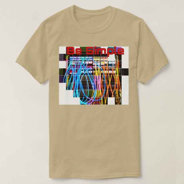 Camiseta Impresión por cable de colores (Diseño del anverso)