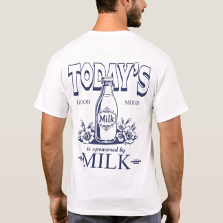 Camiseta Impresión Posterior Buen Ambiente De Hoy Lácteos V