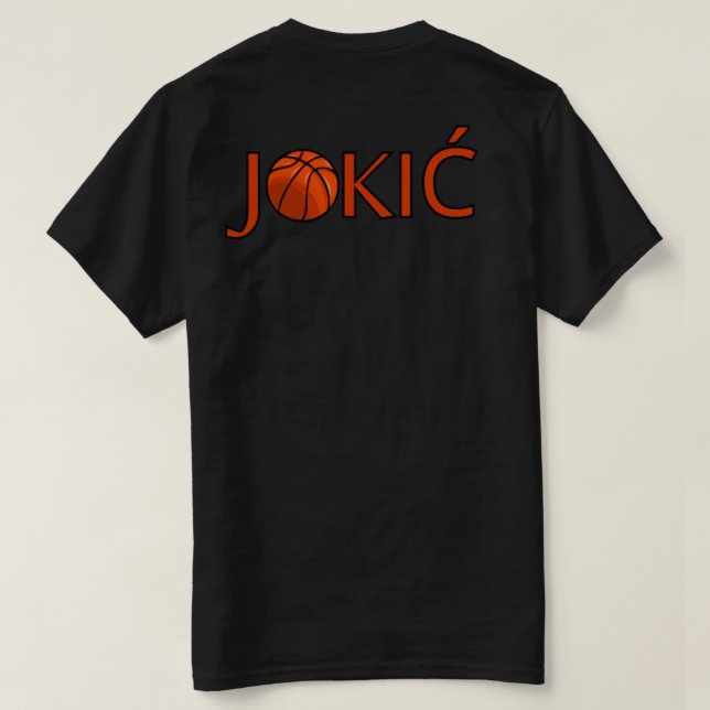 Camiseta Impresión posterior de Jokić (Reverso del diseño)
