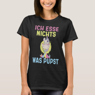 Camiseta Impresión posterior No como nada que se flat vegan
