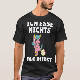 Camiseta Impresión posterior No como nada que se flat vegan