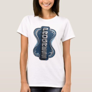 Camiseta Impresión PROGRESO Plata Negrita