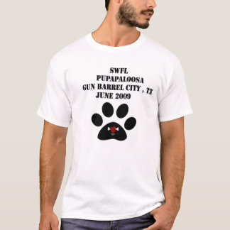 Camiseta Impresión T de la pata de Pupapaloosa
