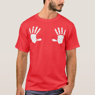 Camiseta Impresión táctil de mano me regalo