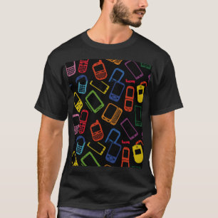 Camiseta Impresión telefónica de vibraciones urbanas sobre 