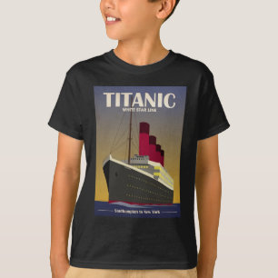 Camiseta Impresión titánica del art déco del revestimien