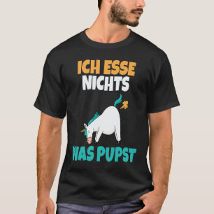 Camiseta Impresión trasera No como nada que se flat veganos