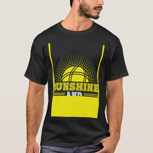 Camiseta Impresión trasera Sol y Bola de Bocce (Anverso)