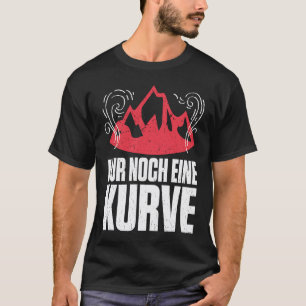 Camiseta Impresión trasera Solo una curva más Senderismo y