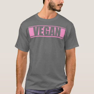 Camiseta Impresión Vegetariana Vegetariana Rosa Vega Rosa M