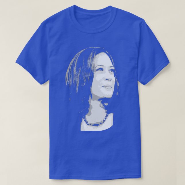 Camiseta Impresión vertical Kamala Harris (Diseño del anverso)