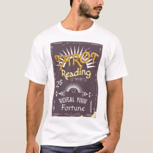Camiseta Impresión vintage de Tarot Reader