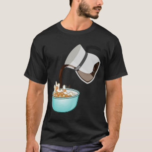 Camiseta Impresión y accesorios de café y cereales