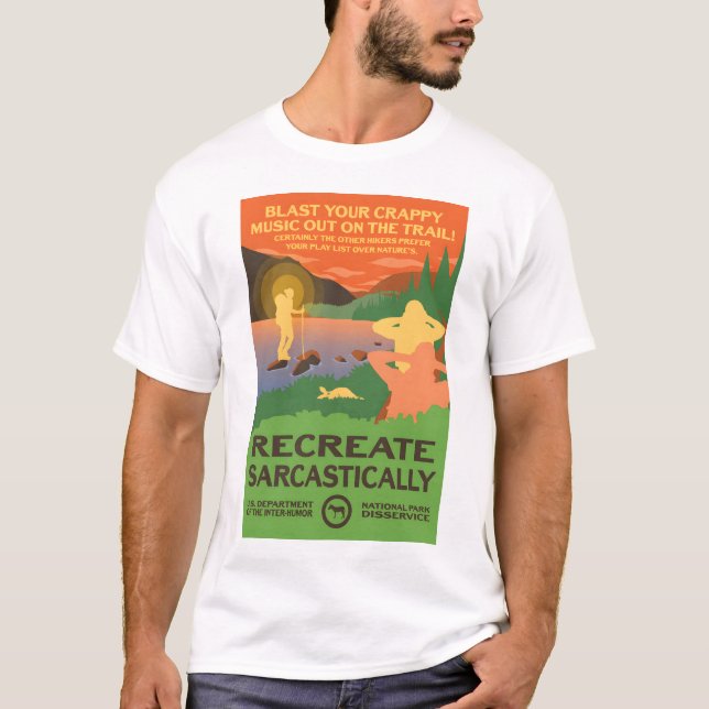 Camiseta ¡Impresiona tu música de copas en el sendero! - Re (Anverso)