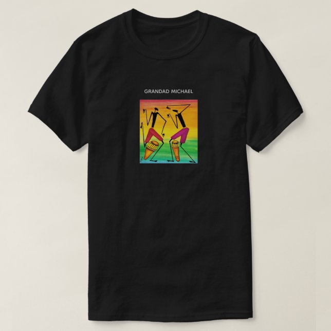 Camiseta Impresionante acuarela de tambor africano (Diseño del anverso)