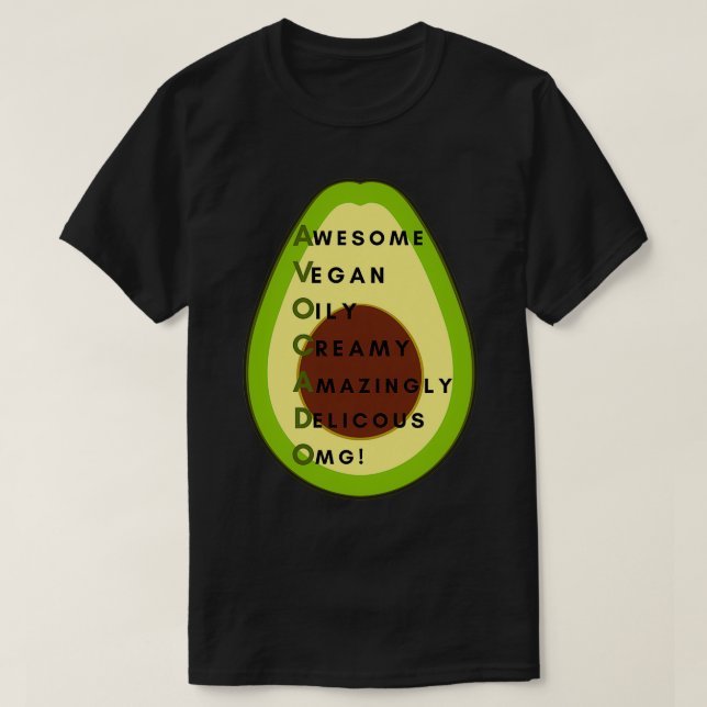 Camiseta Impresionante aguacate (Diseño del anverso)