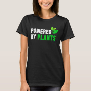 Camiseta Impresionante alimentado por plantas Vegetarianas 