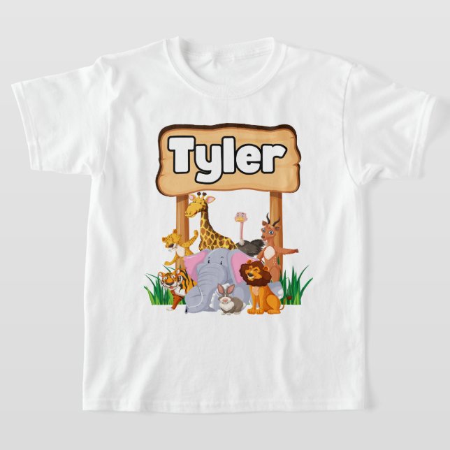 Camiseta Impresionante animal zoológico (Distribución)