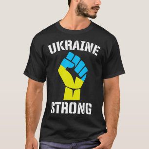 Camiseta Impresionante Apoya a Ucrania Fuerte Orgullo - Ucr
