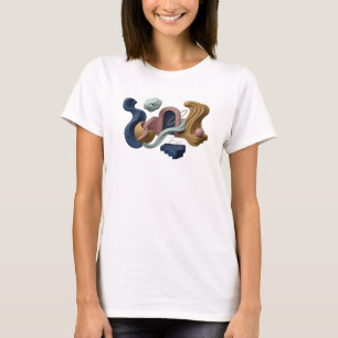 Camiseta Impresionante Arte Abstracto de Marina en Impresió