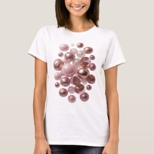 Camiseta Impresionante Arte Abstracto de Plata Impresión de