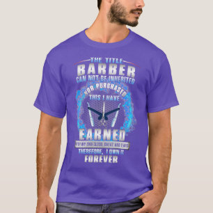 Camiseta Impresionante barber dedicado