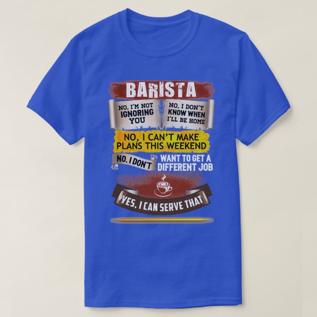 Camiseta Impresionante Barista Puede Arreglar Eso (Diseño del anverso)