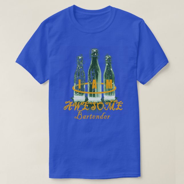 Camiseta impresionante barman del milenio (Diseño del anverso)