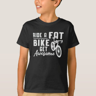 Camiseta Impresionante Bicicleta Grasa En Bicicleta Grasa