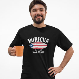 Camiseta Impresionante Boricua Puerto Rico 100%