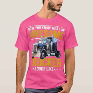 Camiseta Impresionante camionero de gran torre de semirremo