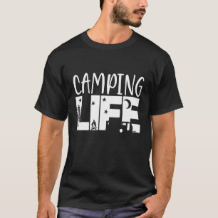 Camiseta Impresionante camping La vida de las mujeres al ai