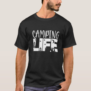 Camiseta Impresionante camping La vida de las mujeres al ai