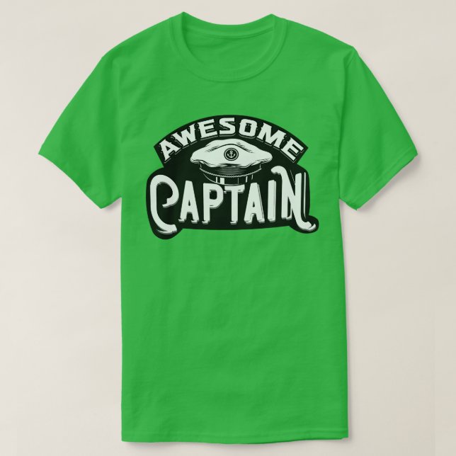 Camiseta Impresionante Capitán (Diseño del anverso)