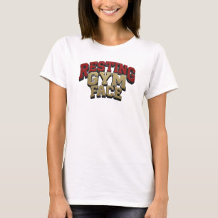Camiseta Impresionante CARA DE GIMNASIO EN REPOSO Diseño Or