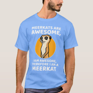 Camiseta Impresionante caricatura soy una suricata para ama