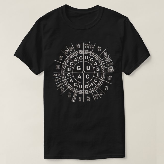 Camiseta Impresionante código genético de biología Sun (Diseño del anverso)