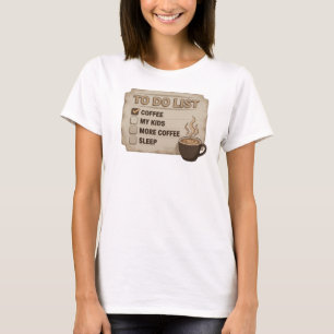 Camiseta impresionante COFFEE FIRST SAVE WORLD dor